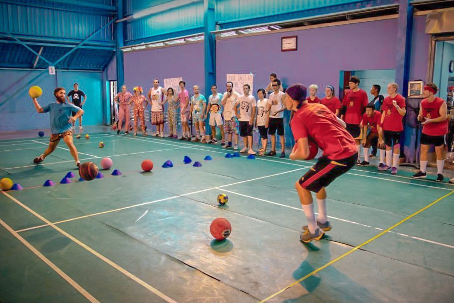 Dodgeball in Phnom Penh