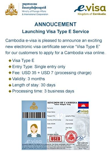 E Visa To Cambodia Now Available Online IPS Cambodia Real Estate   Evisa 1 