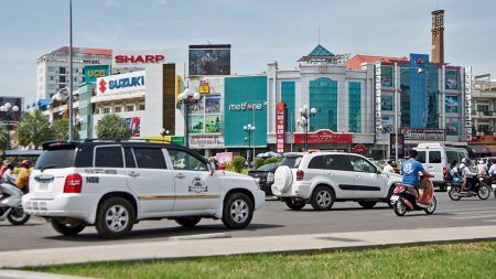 Phnom Pehn Traffic Jam
