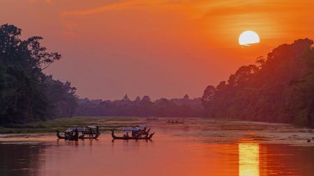 Only in Siem Reap - Kongkea Boat at Tonle Om (South gate of Angkor Thom City)