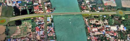 Chak Angre Krom - Prek Pra bridge in Phnom Penh