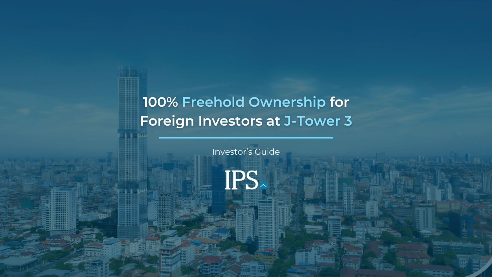 100% Freehold Ownership for Foreign Investors at J-Tower 3