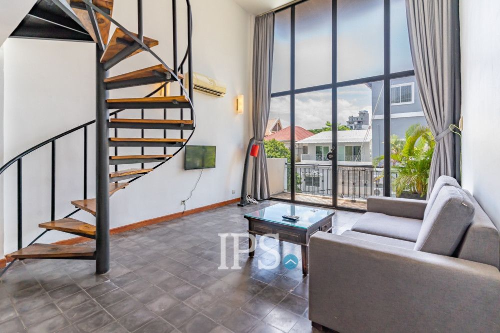 Renovated Loft 1 Bedroom Apartment For Sale - BKK1_14574