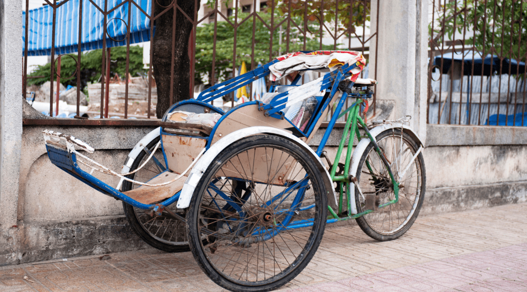 Cyclo in Cambodia