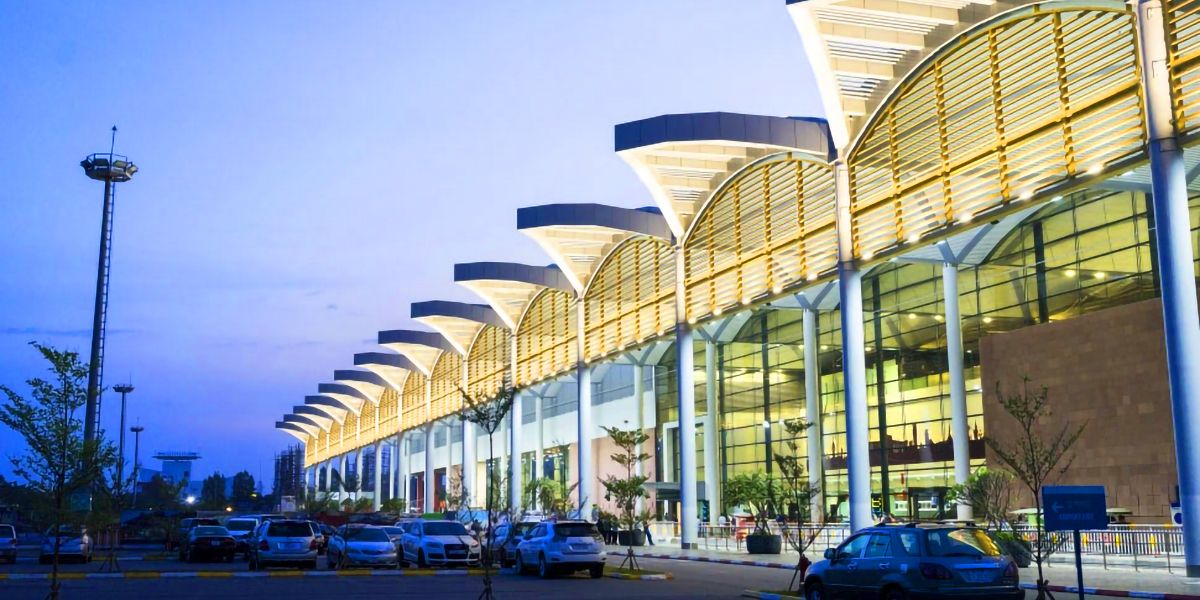Old PP Airport at Night