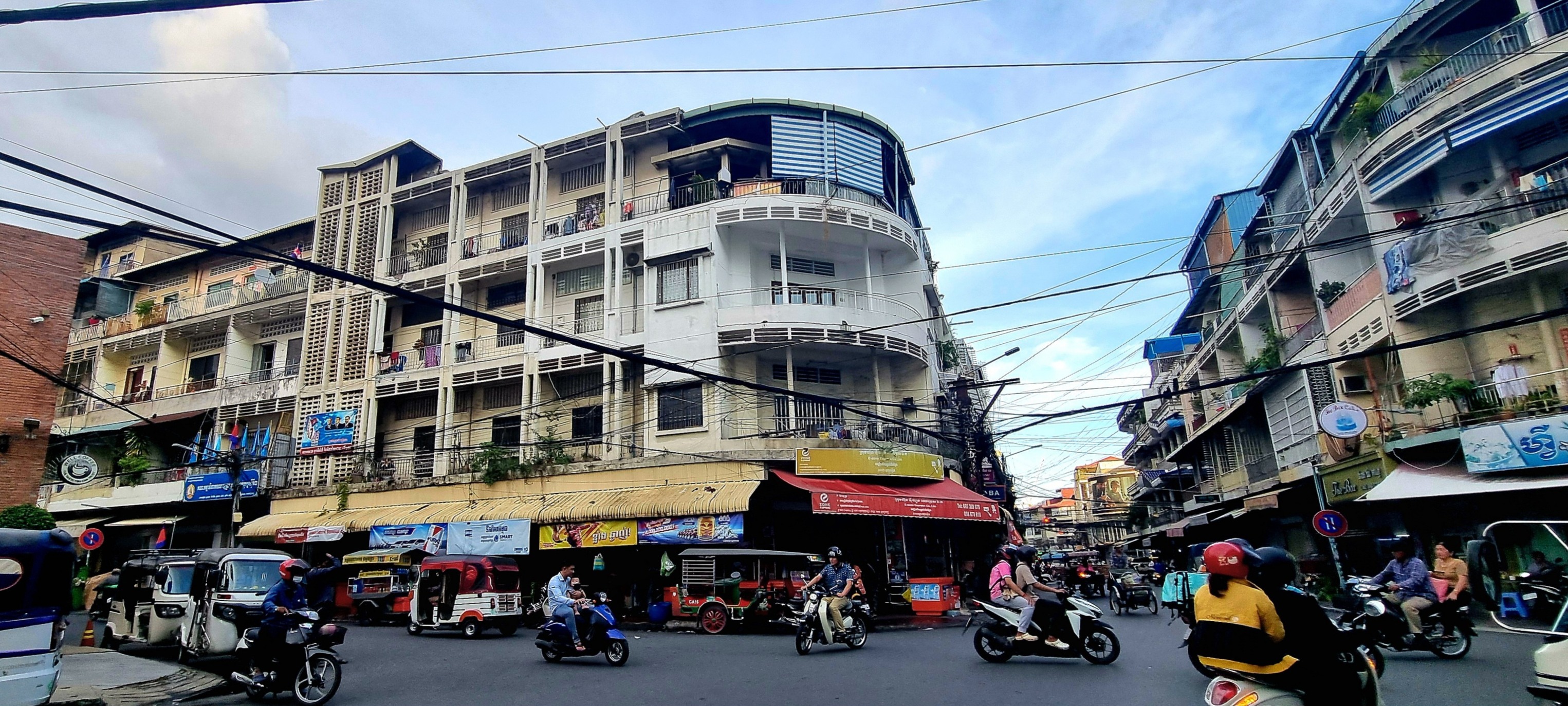 Shophouses in Phnom Penh